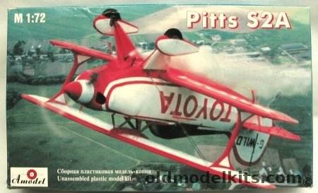 Amodel 1/72 Pitts Special S2A - Toyota/Microlease/Rothmans/Canadian-Swiss-USA Civil, 7228 plastic model kit